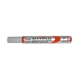 Pentel MWL-5S Marcador Pizarra Blanca Maxiflo Rojo Caja 12 Unidades