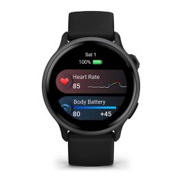 Garmin vívoactive 6 3,05 cm (1.2") AMOLED 390 x 390 Pixeles Pantalla táctil Negro Wifi GPS