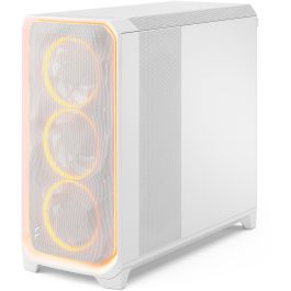 Fractal Design Meshify 3 XL Midi Torre PC Blanco TG Light Tint RGB Ambience Pro para Gaming