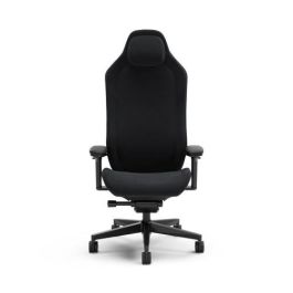 Fractal Design FD-CH-RE1A-01 Silla para videojuegos de PC, Asiento acolchado, Respaldo de malla, Negro