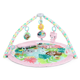 Bright Starts Tapete de juego plegable POP 'N Wiggle Rosy Rainforest BRI17556