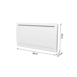 Oceanic Radiador Eléctrico Fijo Rubis Oceánico 1500W con Inercia Cerámica y Pantalla Digital Blanco - NF