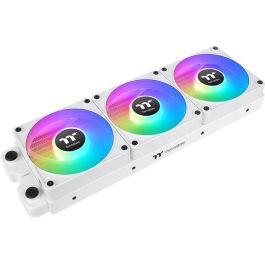 Thermaltake CL-F195-PL14SW-A Kit de 3 Ventiladores de Refrigeración para PC Carcasa 14 cm Blanco con Soporte Hidráulico