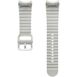 Samsung Sport Band para Galaxy Watch 7, Correa M/L de Nitrilo y Caucho, Color Plata