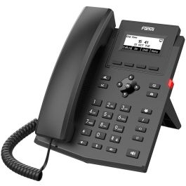 Fanvil X301G Teléfono IP Negro, 2 líneas, Ethernet Gigabit con PoE Precio: 48.94999945. SKU: B17MQMC46R