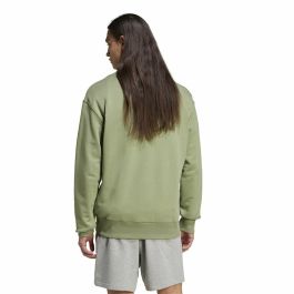 Sudadera sin Capucha Hombre Adidas All Szn French Terry Crew Verde L