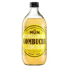 MUN Kombucha Ginger Lemon ecológica 500ml - Bebida fermentada natural, sin pasteurizar, vegana y sin gluten Precio: 5.50000055. SKU: B16HZ2PFAC