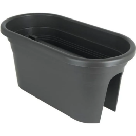 Artevasi Jardinera para balcón Venezia 30 x 60 x 27 cm Gris antracita Precio: 28.49999999. SKU: B14FQLXHGM