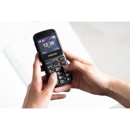 MAXCOM Teléfono Móvil 4G Senior con Base de Carga