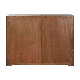 DKD Home Decor Cómoda Alpino de 7 Cajones, Madera de Acacia Marrón, 120 x 40 x 90 cm