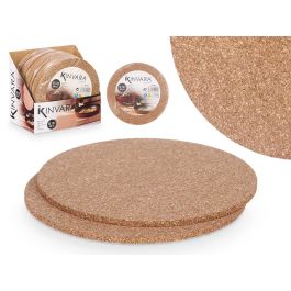 Set 2 Salvamantel Corcho Redondo 18 cm Kinvara - Natural (12 Unidades) Precio: 18.49999976. SKU: B1JL9DS5FH