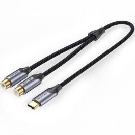 Cable Conversor Vention BGVHD/ 2x RCA Hembra - USB Tipo-C Macho/ 50cm/ Gris Precio: 5.6386. SKU: B16M9JPE8Y