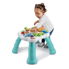 Mesita infantil de actividades sensoriales. con luces led y 6 zonas de actividades.55x12,6x40,6 cm