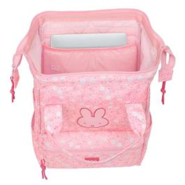 Safta Mochila con Asas para Portátil 13 pulgadas, Colección Miffy Flores, Diseño Floral, 400x270x190 mm Safta Mochila con Asas para Portátil 13 pulgadas, Colección Miffy Flores, Diseño Floral, 400x270x190 mm