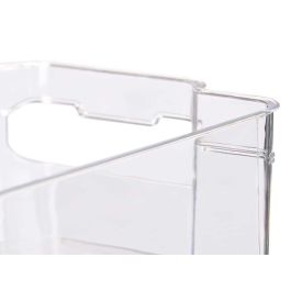 Set 3 Bandejas Organizadoras Transparentes para Nevera Kinvara - 37x11x21 cm (4 Unidades) Set 3 Bandejas Organizadoras Transparentes para Nevera Kinvara - 37x11x21 cm (4 Unidades)