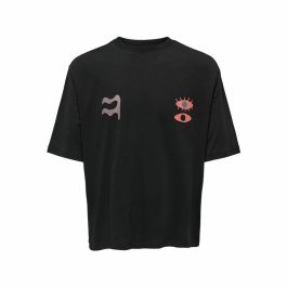 Camiseta Deportiva de Manga Corta Only & Sons Onslenny Ovz Element Negro