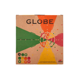 Liderpapel Globo Terraqueo con Luz Físico y Político Estilo Antiguo, Diámetro 26 cm, Esfera Educativa para Hogar y Escuela
