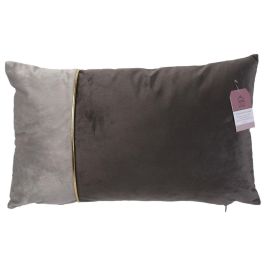 Home Deco Factory Cojín Bicolor 30x50 cm Rosa Gris con Ribete Dorado Desenfundable Precio: 7.49999987. SKU: B17SH42GYC
