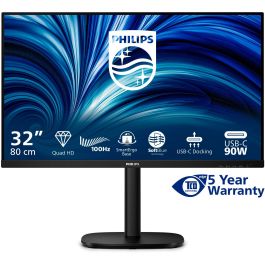 Philips 32B2U3601/00 Monitor de 31.5" Quad HD IPS 4 ms Negro
