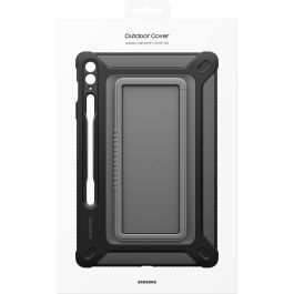 Samsung EF-RX610 Funda Outdoor Cover para Galaxy Tab S9 FE+ 10.9", Resistente a Golpes y Rayones, Negro Titan