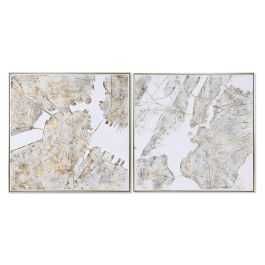 Lienzo Home ESPRIT Poliestireno Lienzo 102 x 4,5 x 102 cm