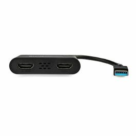 Adaptador USB 3.0 a HDMI Startech USB32HD2 Negro Adaptador USB 3.0 a HDMI Startech USB32HD2 Negro