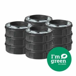 Tommee Tippee FFP Recambios para papelera de pañal Twist & Click con GREENFILM antibacteriano de larga duración, Pack 12 Tommee Tippee FFP Recambios para papelera de pañal Twist & Click con GREENFILM antibacteriano de larga duración, Pack 12