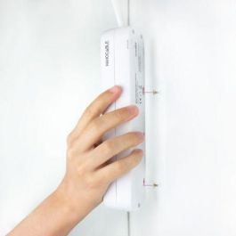 Nano Cable Regleta 10.38.0003-NS con 3 Tomas de Corriente y Protección Infantil, Cable 1.4m, Blanca