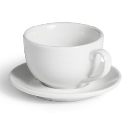 Set 6 Tazas Cafe Porcelana Blanca Con Plato 200Ml Vessia 21X11CM (6 Unidades) Set 6 Tazas Cafe Porcelana Blanca Con Plato 200Ml Vessia 21X11CM (6 Unidades)