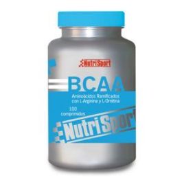 NUTRISPORT BCAA Aminoácidos Ramificados 1g por Comprimido, Leucina, Isoleucina y Valina, Envase de 100 Comprimidos Precio: 25.7900005. SKU: B16HFSB42G