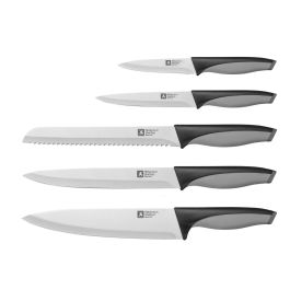 Richardson Sheffield Cuchillo de Pan Advantage Acero Inoxidable de Alta Calidad 20 cm Negro Mango Ergonómico Soft Touch Apto Lavavajillas Richardson Sheffield Cuchillo de Pan Advantage Acero Inoxidable de Alta Calidad 20 cm Negro Mango Ergonómico Soft Touch Apto Lavavajillas