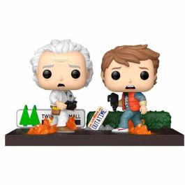 FUNKO Figura POP Moments Regreso al Futuro: Doc Brown & Marty McFly