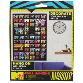MTV Póster de tela 85x125cm - Decoración vibrante para pared, fácil de colgar, empaquetado seguro. Precio: 6.59000001. SKU: B1CDNLZCLA