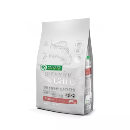Nature's Protection Sc White Dog Starter Salmón Alimento Seco Sin Granos para Cachorros de Pelaje Blanco 10 kg Precio: 77.95000048. SKU: B15CHJQT9V