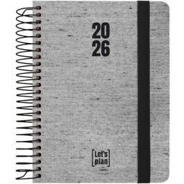 Agenda Anual (2026) Grafoplas Ecojeans Espiral Tapa Extradura Con Goma A6 170X145 D/P Negro Precio: 13.50000025. SKU: B18TSDVSCX