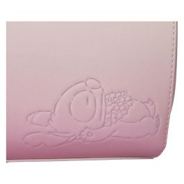Loungefly Bolso Cute Stitch Disney Piel Vegana Correa Ajustable y Detalles en Relieve para Fanáticos