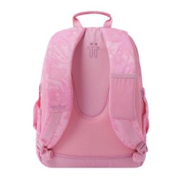 Totto Mochila Escolar Palmeras Rosas MA04ECO029-2210N-8IE, 20L, Neceser y Bolsa Incluida, Compartimento para Bolígrafos, Chica