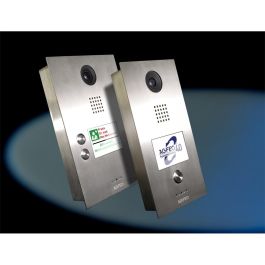 AGFEO IP-Video TFE 2 - Videoportero con Pantalla TFT 3.5", Resolución HD 720p, Acero Inoxidable, PoE, IP65