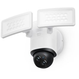 EUFY Floodlight E340 Cámara de Seguridad Exterior con Cable, Giro 360°, Doble Cámara, 2000 Lúmenes, Visión Nocturna, Activada por Movimiento, Wi-Fi Precio: 275.88999944. SKU: B13SDBNGN9