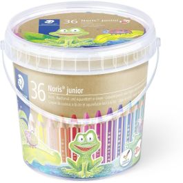 STAEDTLER Noris junior 140 Lápices de Colores Noris junior, 36 unidades en cubo, Certificación PEFC Precio: 81.50000012. SKU: B182HR62WL