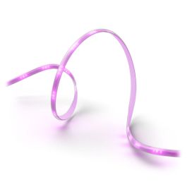 Philips Hue PHI1724257552077 Tira de Luz LED Inteligente, Solo Lightstrip, 3 m, Blanco, Integrada