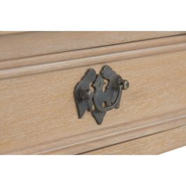 DKD Home Decor Mesa Centro Romantico Clasicjc Marron 110x60x45 cm Mango 2 Cajones 1 Estanteria