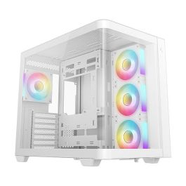 Deepcool Gabinete CG530U ATX Torre Blanco con Cristal Templado Curvo Panorámico, incluye 4 Ventiladores, USB-C Precio: 88.693. SKU: B17B2SJXBG