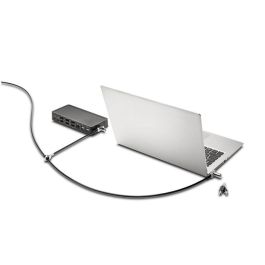 Kensington Candado con cable universal 3 en 1 Twin Head para portátil, acero al carbón, con 2 llaves