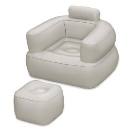 Bestway Sillon Hinchable con Reposapies Color Surtido 107x99x80/48x48x36 cm Interior 75137