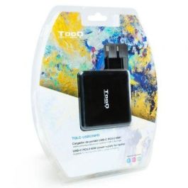 Cargador de Portátil TooQ TQLC-USBC90PD USB Tipo-C/ 90W/ Automático/ Voltaje 5-20V Cargador de Portátil TooQ TQLC-USBC90PD USB Tipo-C/ 90W/ Automático/ Voltaje 5-20V
