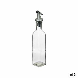 Aceitera Vivalto YHP-F0421A/DH12 Transparente Vidrio Acero 250 ml 5 x 24,5 x 5 cm (12 Unidades)