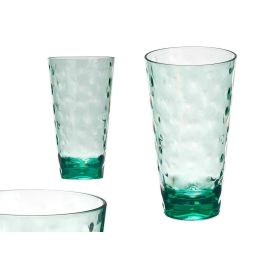 Leknes Vaso Alto de Plástico con Puntos Verde 580 ml - 9 x 16.1 x 9 cm (24 Unidades) Precio: 36.49999969. SKU: B1KMVPJQCX