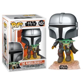 Figura POP Star Wars The Mandalorian Mando Flying with Jet Pack Precio: 15.49999957. SKU: B1GFJS7STD