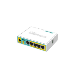 MIKROTIK hEX PoE lite Router Ethernet Rápido, PoE, 16MB Flash, 64MB RAM, Blanco Precio: 60.5. SKU: B1B8S45RYG